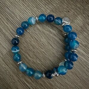 Alex and Ani blue beaded wrap